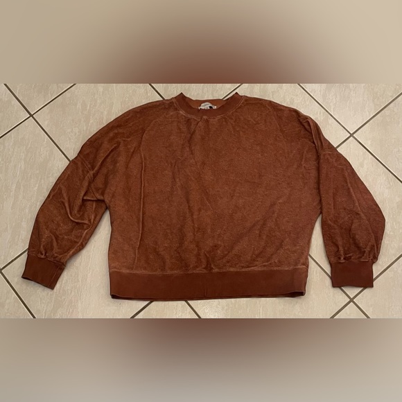 100% Cotton Something Navy Casual Lounge set Copper Medium Bottom Small Top - Picture 7 of 13